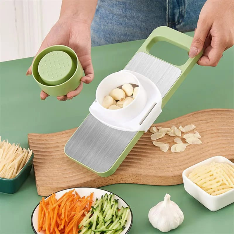 5 in 1 Vegetable Cutter | Multi-functional Stainless Steel Vegetable Cutter & Slicer