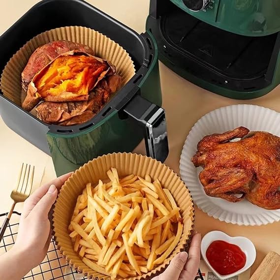 Air fryer butter paper sheets preventing mess and keeping fryer clean Pakistan