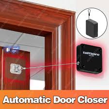 Automatic door closer installed on home door for smooth and quiet closing in Pakistan