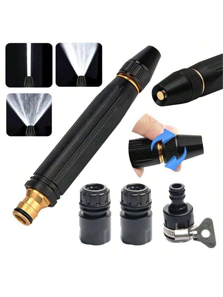 Durable hose pipe spray gun for garden watering and car cleaning use