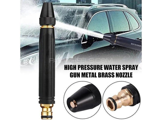 Stainless steel high pressure water spray nozzle for car washing at home in Pakistan