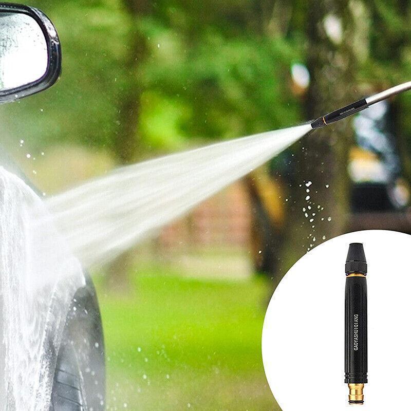 Stainless Steel High Pressure Water Spray Nozzle – Durable Car Wash & Garden Hose Nozzle
