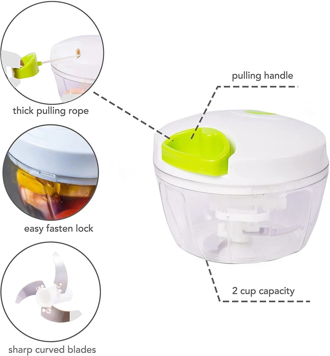 best quality manual hand pulled vegetable chopper spin cutter for quick food preparation kitchen use