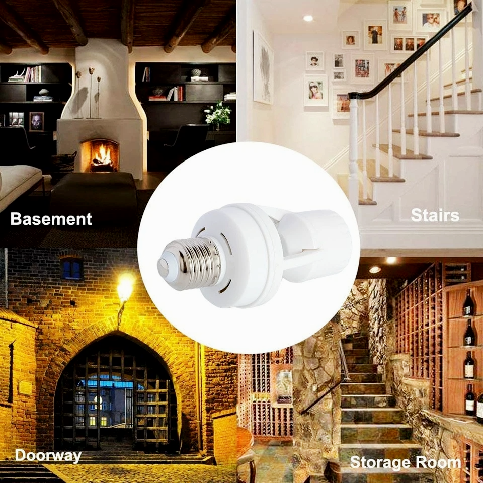 Smart bulb adapter with motion detection for home security lighting in Pakistan
