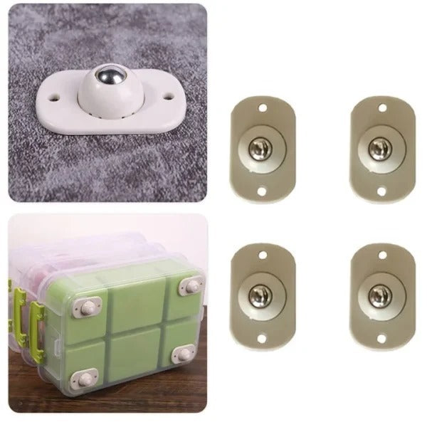 Small furniture wheels moving storage bins smoothly on floor Pakistan