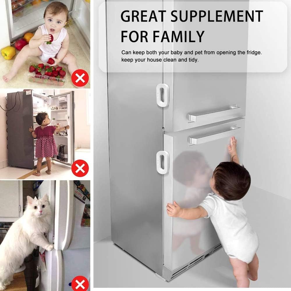 Durable child safety lock for refrigerator and cabinets used in Pakistani homes