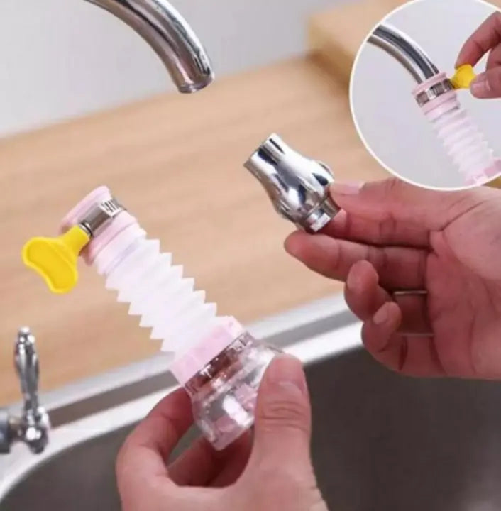 Water saving faucet shower head attachment installed on kitchen tap Pakistan