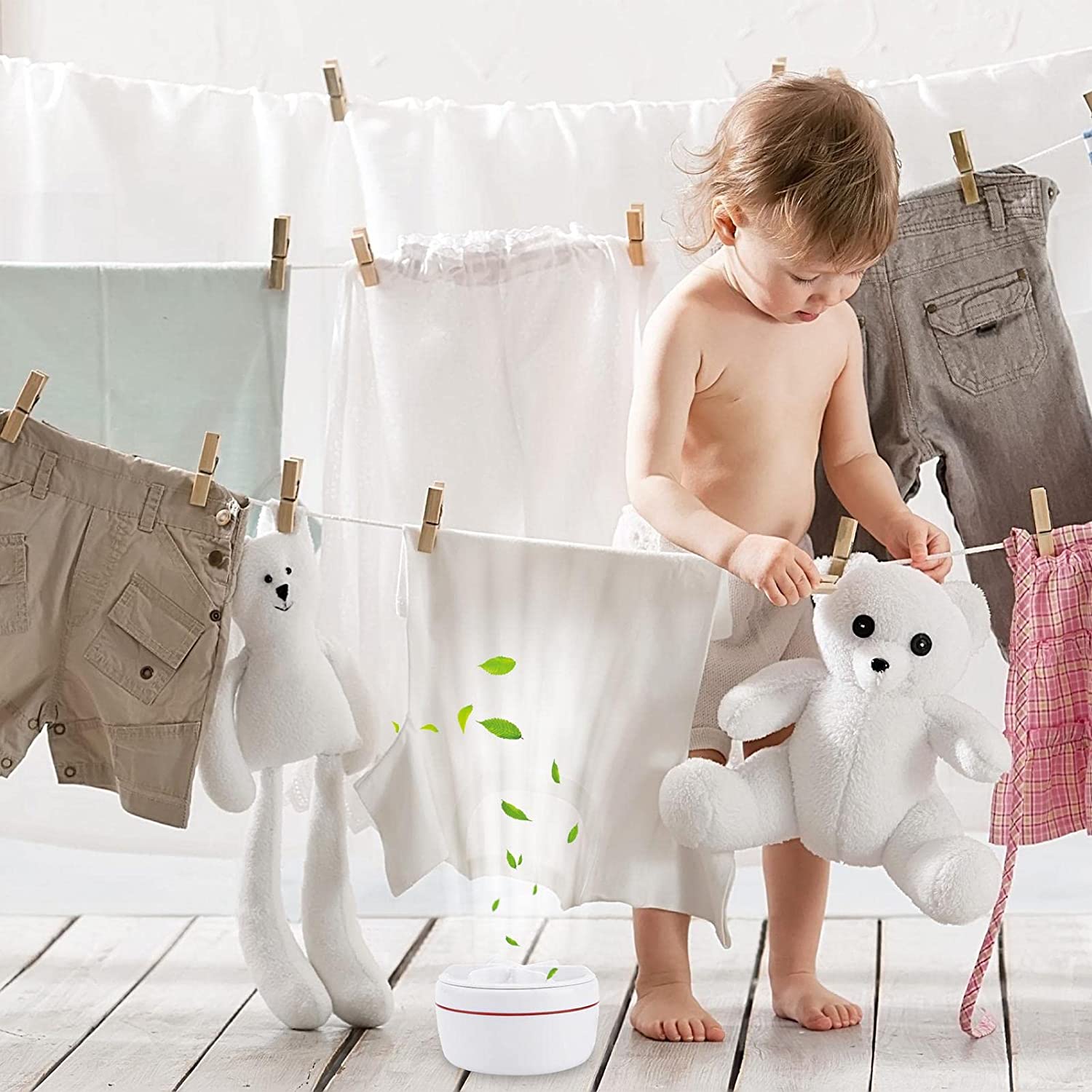 Portable washing machine for washing socks baby clothes and kitchen items at home