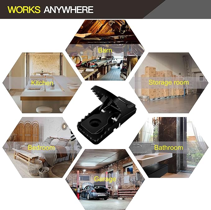 Safe pest control mouse trap for indoor use no chemicals or poison
