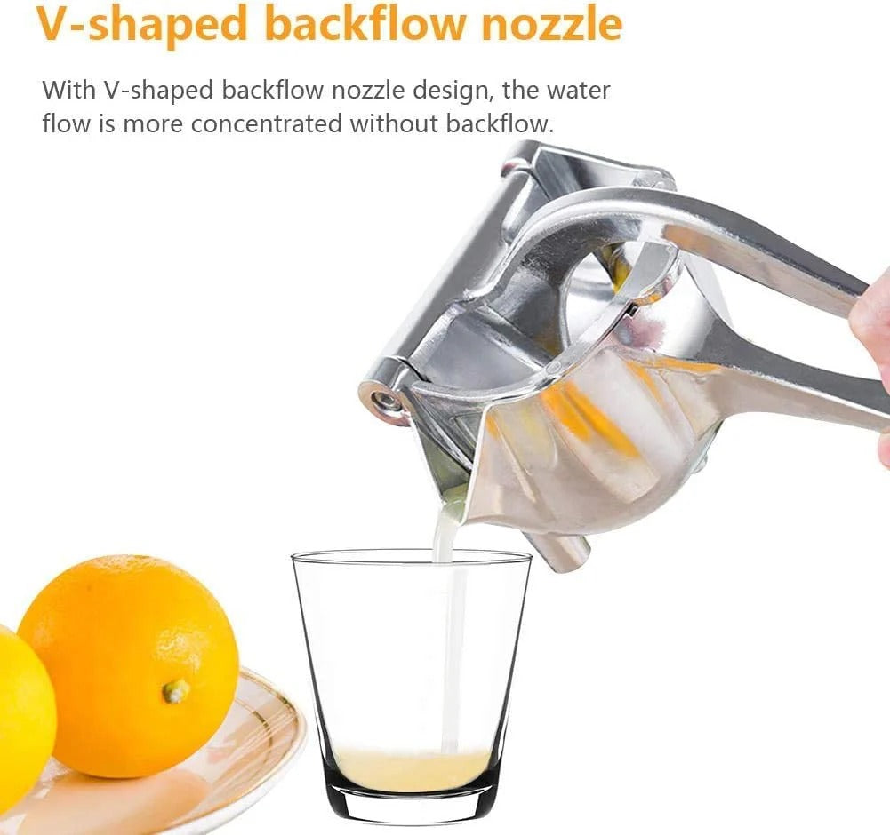 Handheld citrus juicer extracting fresh lemon juice easily at home Pakistan