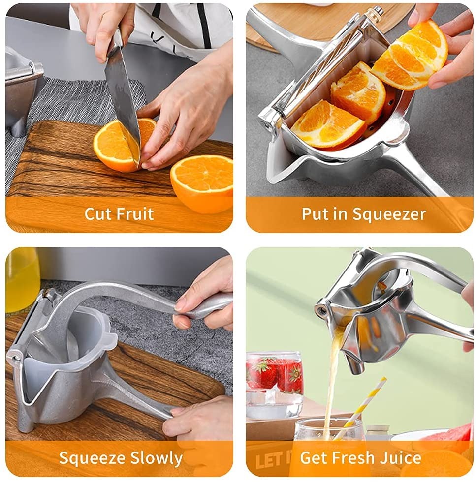 Durable stainless steel lemon press for daily kitchen use in Pakistani homes