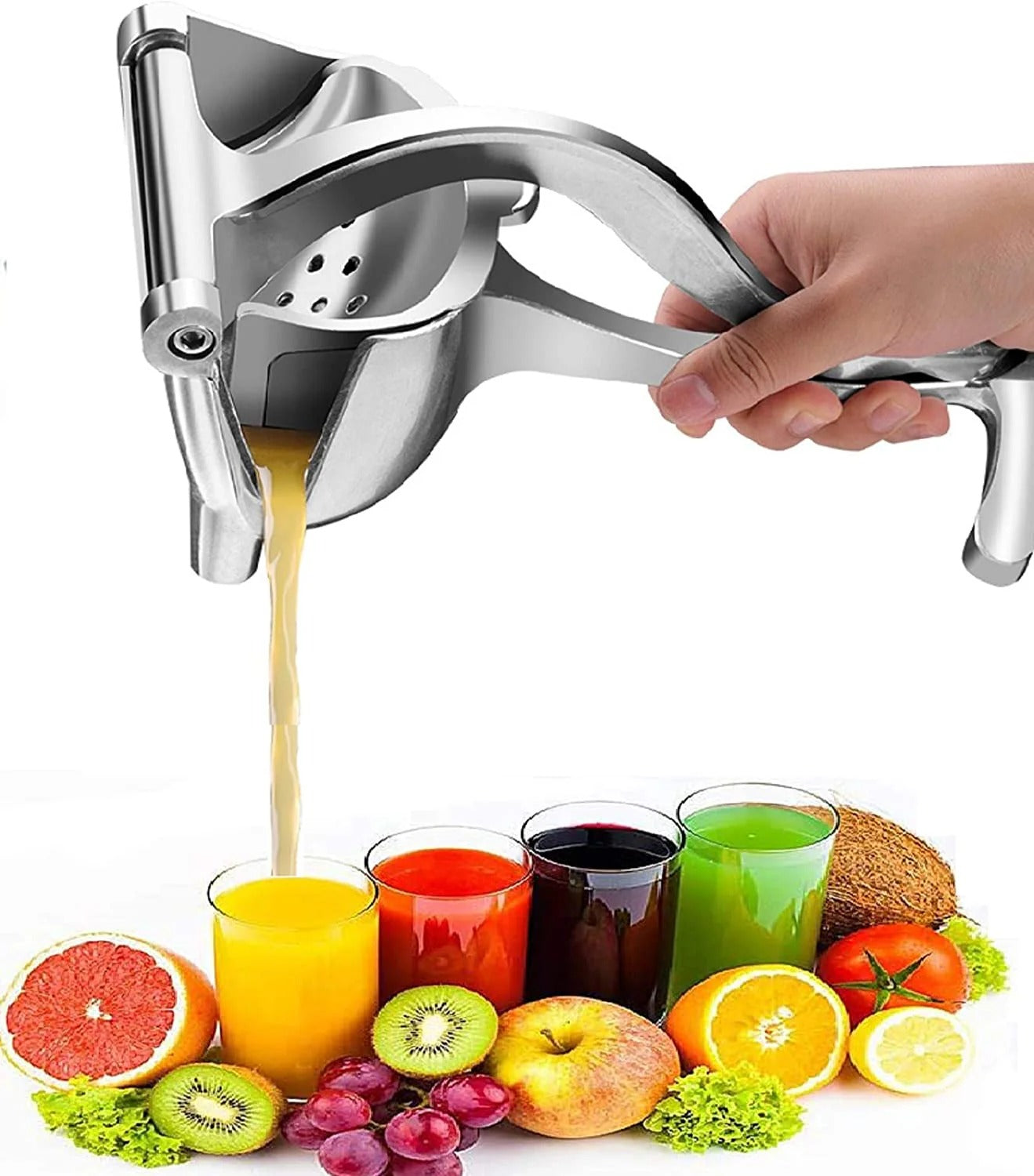 Compact metal citrus squeezer easy to clean kitchen tool in Pakistan