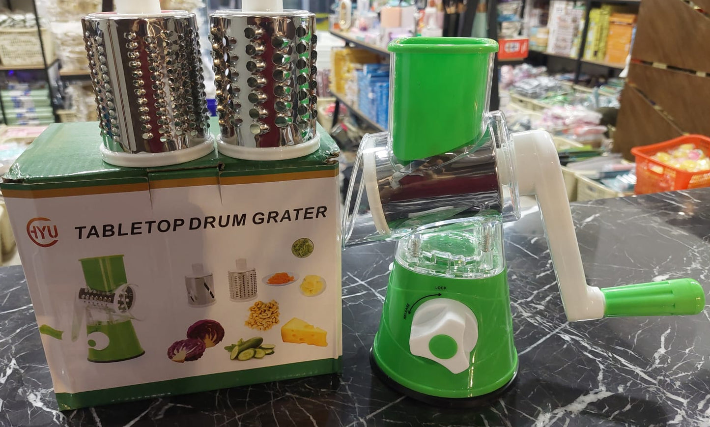 Easy to use manual vegetable chopper and grater machine for daily cooking