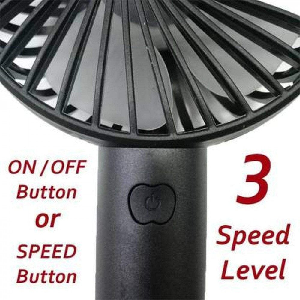 Portable Hand Fan Rechargeable Mini Fan for Travel Office and Outdoor Use