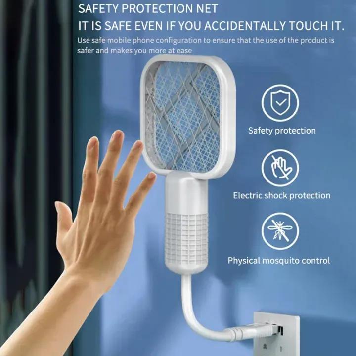 portable electric mosquito zapper bat killing mosquitoes instantly