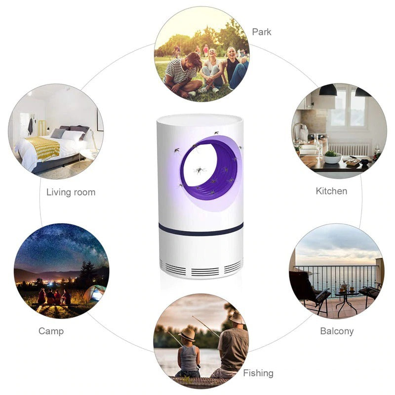 LED Mosquito Killing Lamp USB Electric Mosquito Killer with UV Light for Home and Bedroom