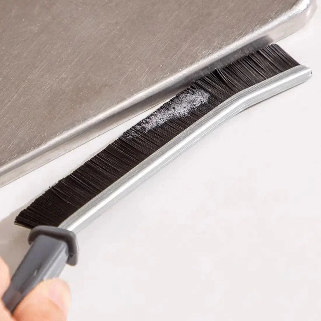 Bathroom tile gap cleaning brush for deep cleaning grout and edges