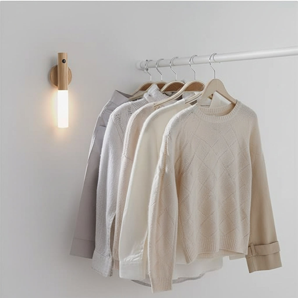 Motion sensor LED night light wireless rechargeable lamp for home use in Pakistan