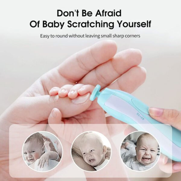 Electric baby nail trimmer safe for newborn infants and toddlers in Pakistan