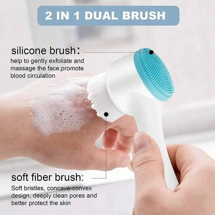Facial Cleaning Brush Soft Face Cleansing Brush for Deep Skin Cleaning and Exfoliation