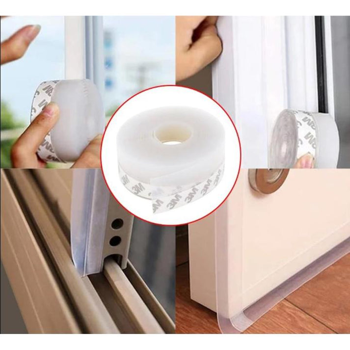 Weather strip door seal tape preventing noise and insects from entering room