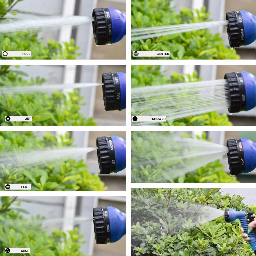 Expandable water hose pipe used for gardening and washing car at home