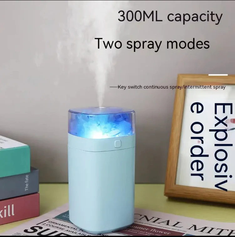 Flower humidifier aroma diffuser with soft mist for bedroom use in Pakistan