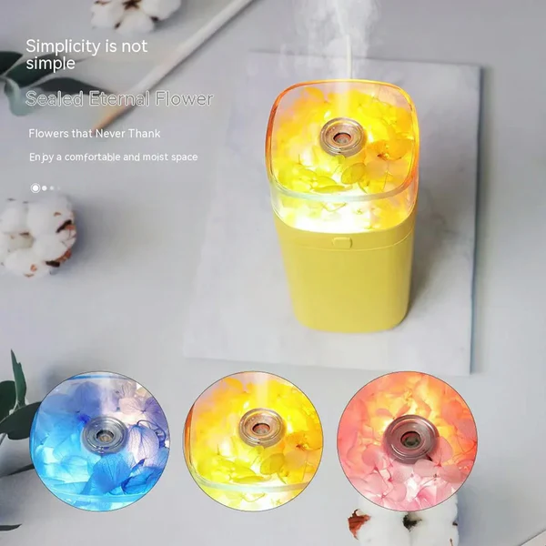 Elegant floral aroma diffuser for bedroom decor and fresh air environment