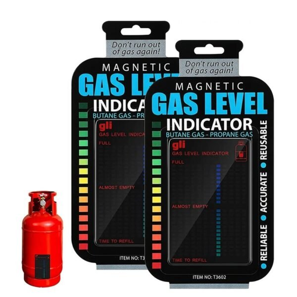 LPG gas level indicator strip easy to use on household gas cylinder in Pakistan