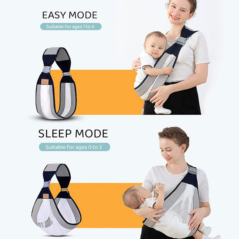 Soft breathable cotton baby sling carrier for newborn baby in Pakistan