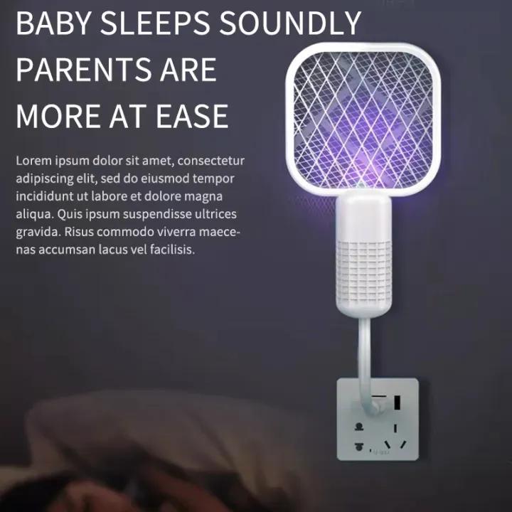 Mini Mosquito Zapper Electric USB Rechargeable Portable Mosquito Killer Racket