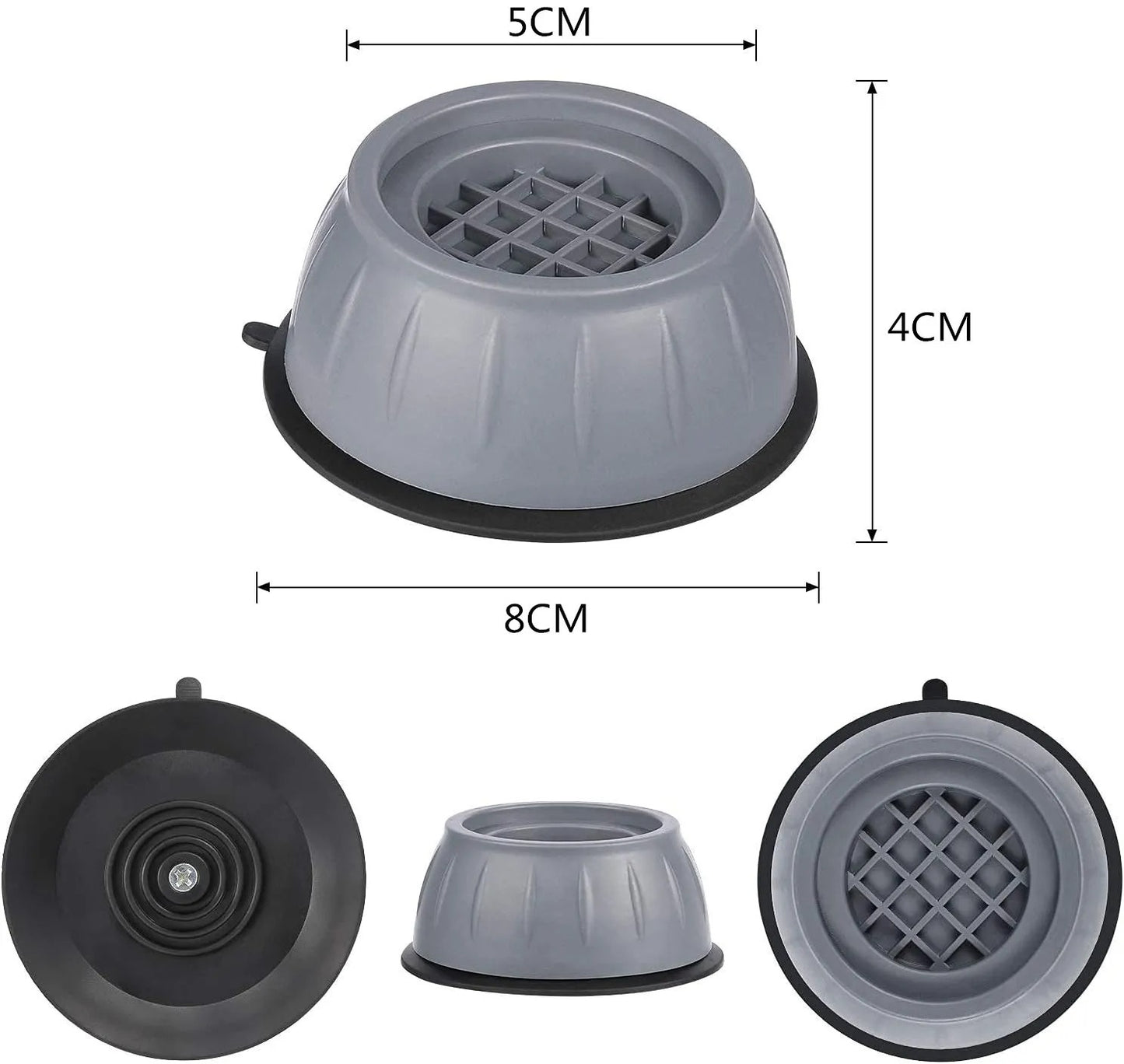 Heavy duty anti vibration pads for washer for noise reduction and floor protection