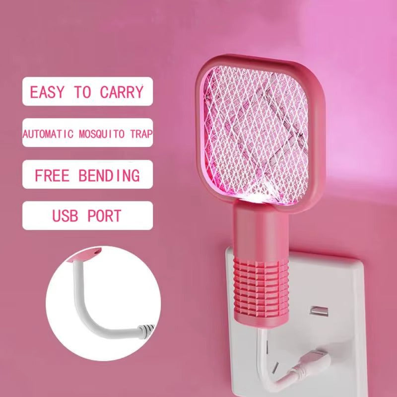 handheld mosquito killer racket easy to use and rechargeable