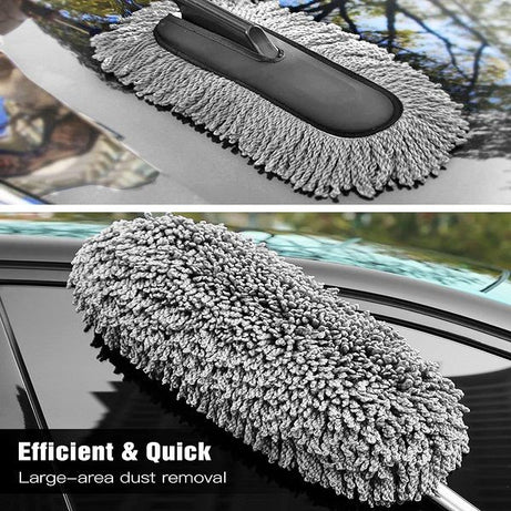 Lightweight car dust cleaner brush for quick and easy car cleaning