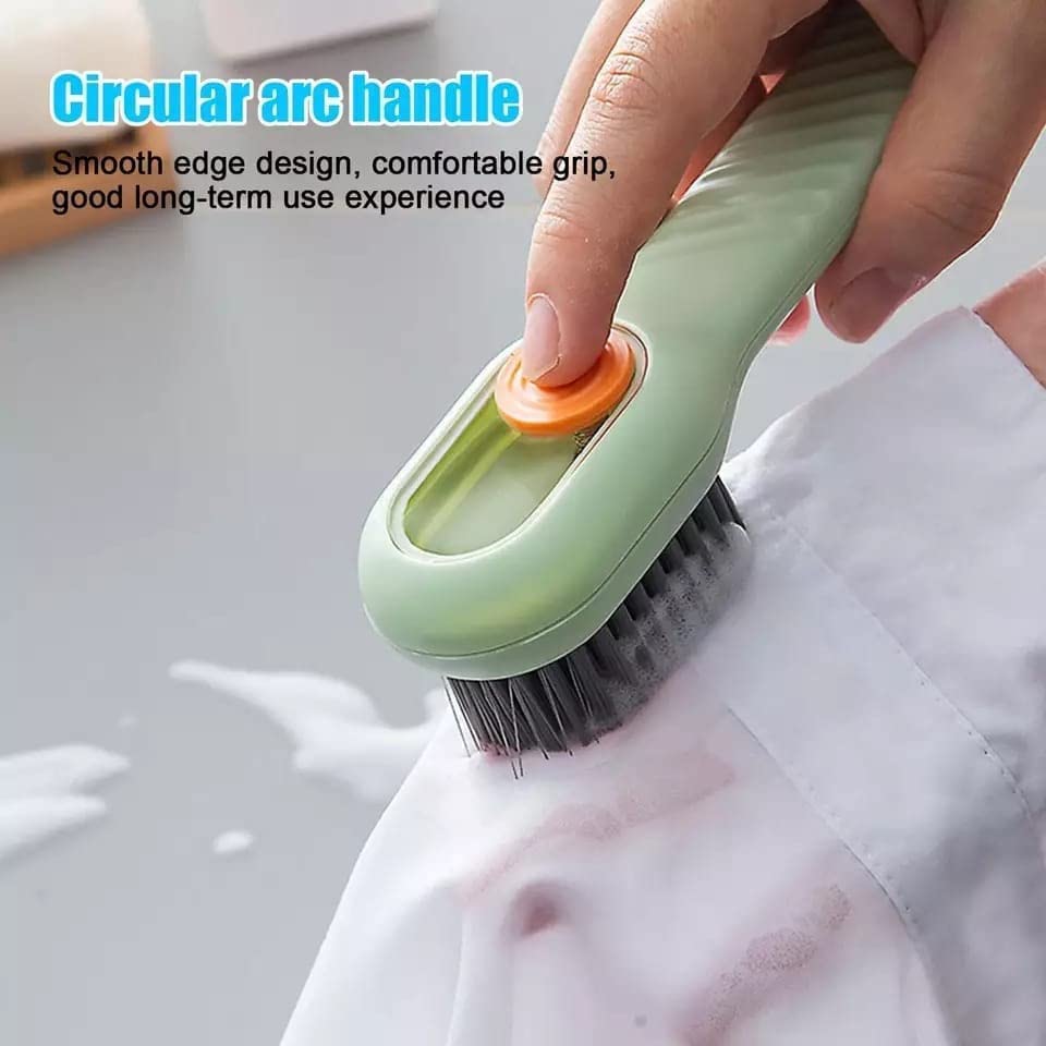 Multi purpose shoe brush for cleaning leather shoes and removing dirt easily