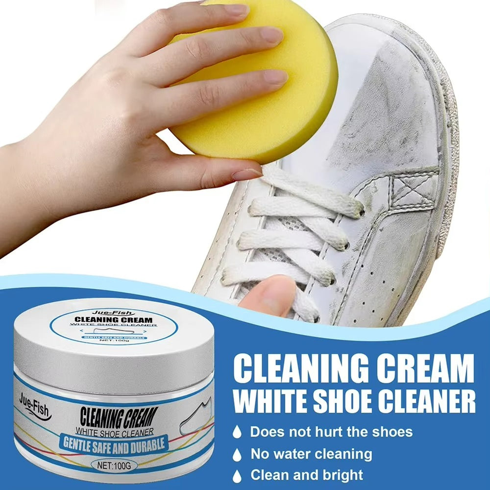 Easy to use shoe cleaning cream for daily shoe care and maintenance