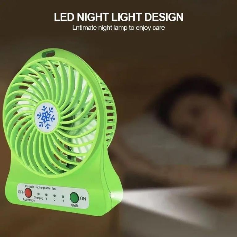 LED night light fan