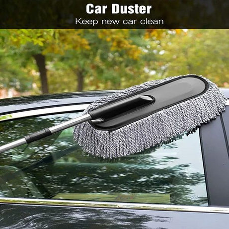 Premium microfiber car duster cleaning car interior and exterior without scratches in Pakistan