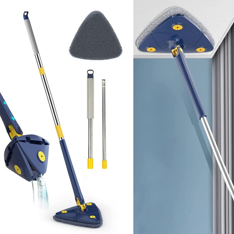Triangle Mop Cleaner 360 Degree Rotating Floor Cleaning Mop for Home and Kitchen